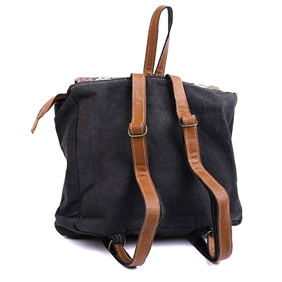 HOPOFLY BOHEMIAN STYLE CANVAS MESSAGER BAG/ BACKPACK BRAND NEW W/TAGS - Picture 6 of 6